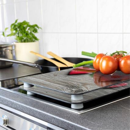 WENKO 2521481100 - Abdeckplatte 30x52 cm mehrfarbig/grau/transparent