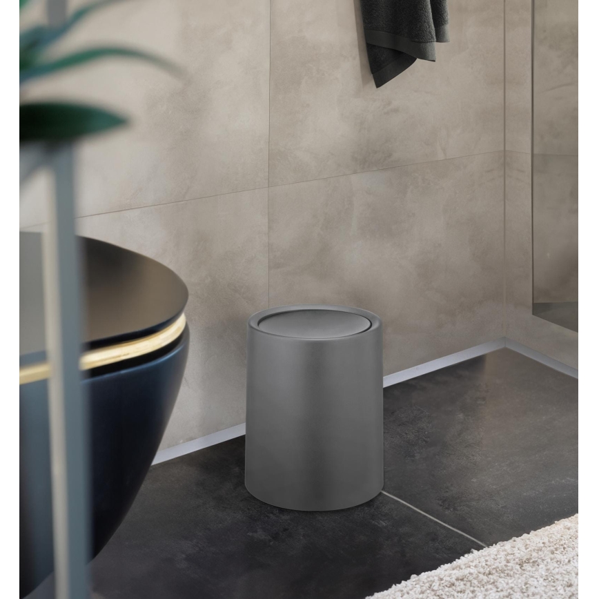 WENKO 25219100 - Korb ATRI 21x25,5 cm grau