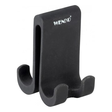 WENKO 25229100-Haken VERNA DUO 5x9,5 cm schwarz