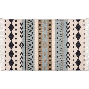 WENKO 25277100-Badematte RECYCLED COTTON 80x50 cm mehrfarbig