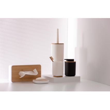 WENKO 25293100 - Becher ROTELLO 8,5x11 cm weiß/braun