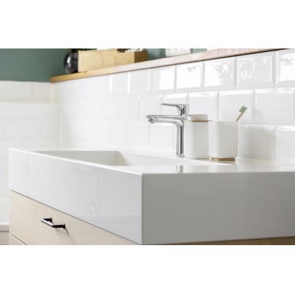 WENKO 25293100 - Becher ROTELLO 8,5x11 cm weiß/braun