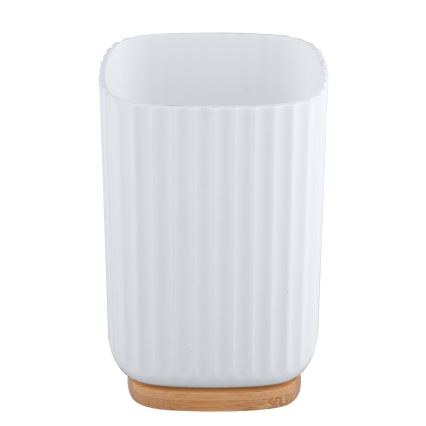 WENKO 25293100 - Becher ROTELLO 8,5x11 cm weiß/braun