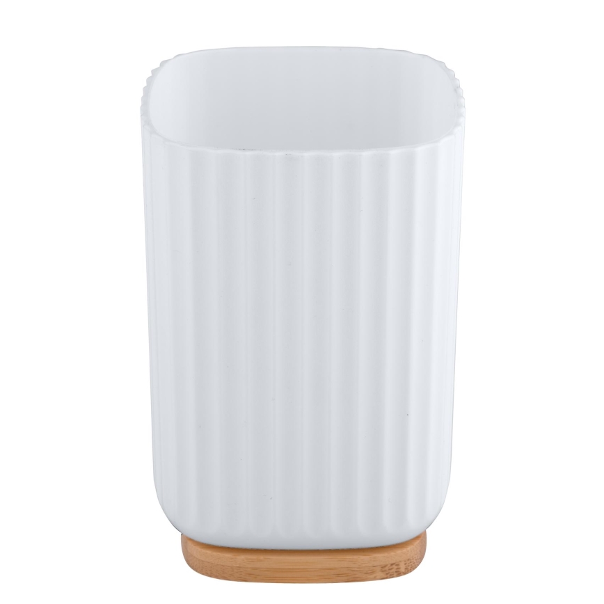 WENKO 25293100 - Becher ROTELLO 8,5x11 cm weiß/braun