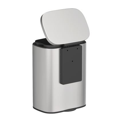 WENKO 25336100 - Korb SARE 21,5 x 29,5 cm, silber