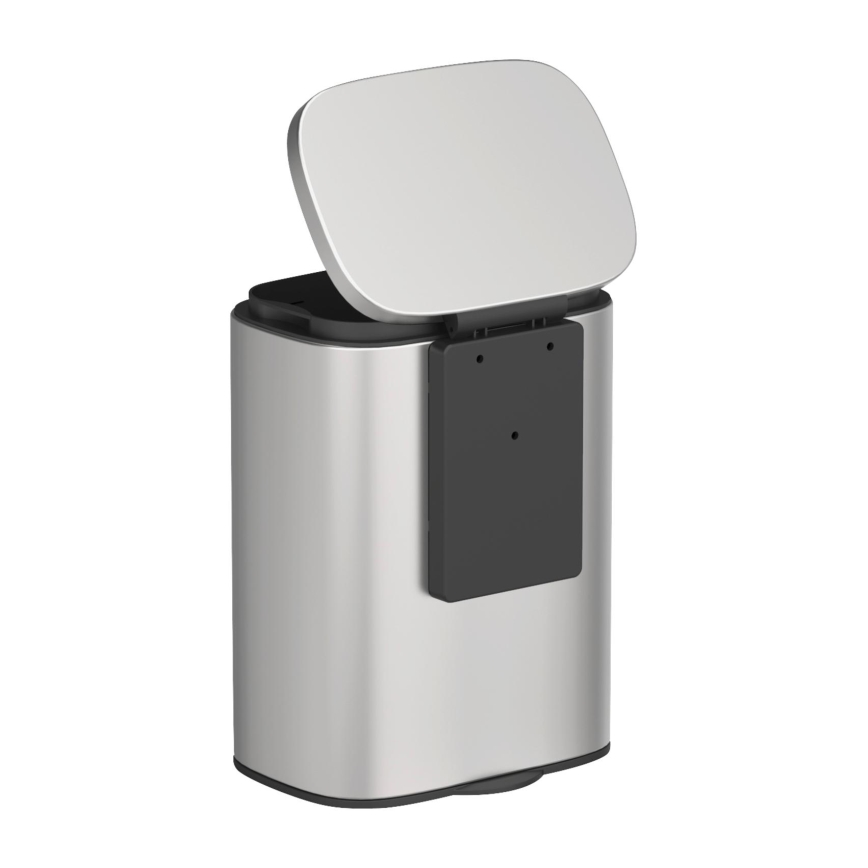 WENKO 25336100 - Korb SARE 21,5 x 29,5 cm, silber