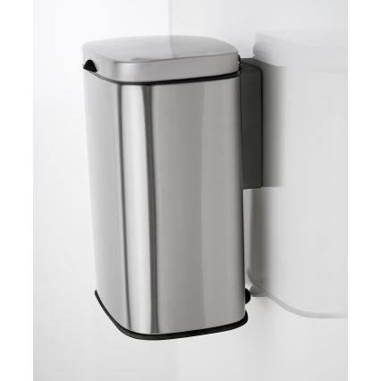 WENKO 25336100 - Korb SARE 21,5 x 29,5 cm, silber