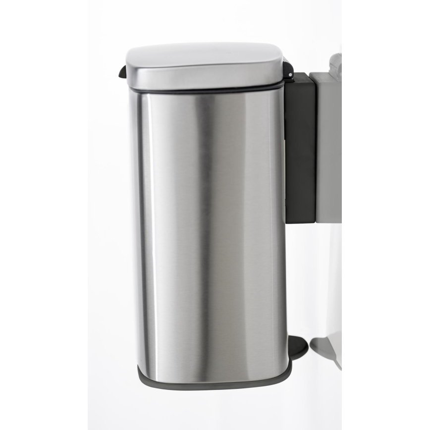 WENKO 25336100 - Korb SARE 21,5 x 29,5 cm, silber