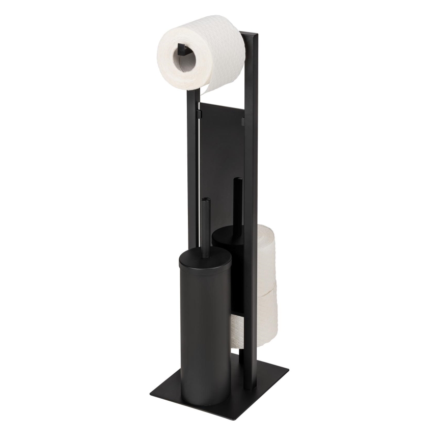 WENKO 25400100 - WC-Bürste RIVALTA 18x70 cm schwarz