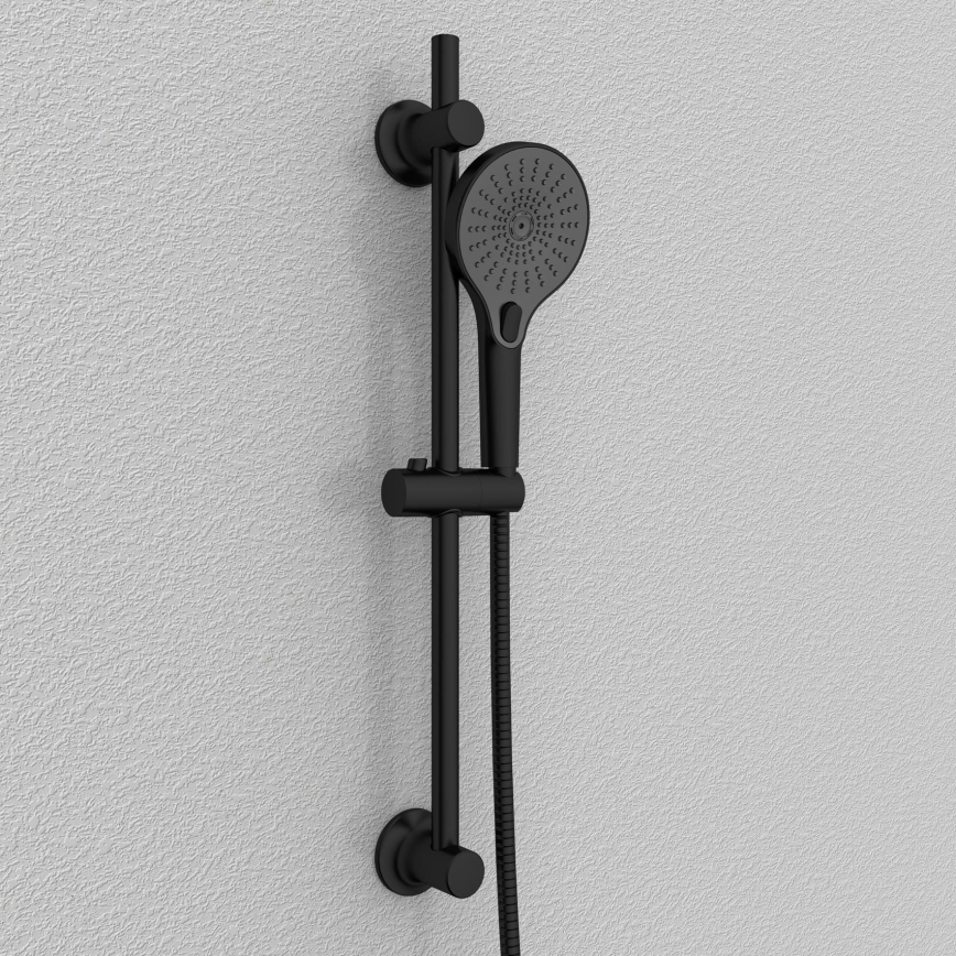 WENKO 25463100 - Duschstange LIBERTÀ 70 cm schwarz