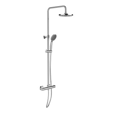 WENKO 25483100 - Duschsystem WATERSAVING SYSTEM 120 cm glänzender Chrom
