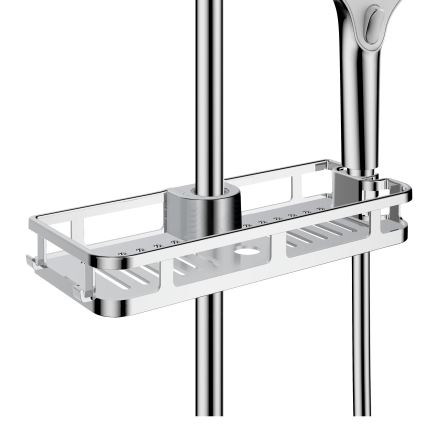 WENKO 25490100 - Ablage LIBERTÀ 28,5 x 11,5 cm, Hochglanz-Chrom