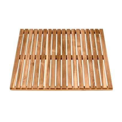 WENKO 25522100 - Fußmatte ACACIA 55x55 cm, braun