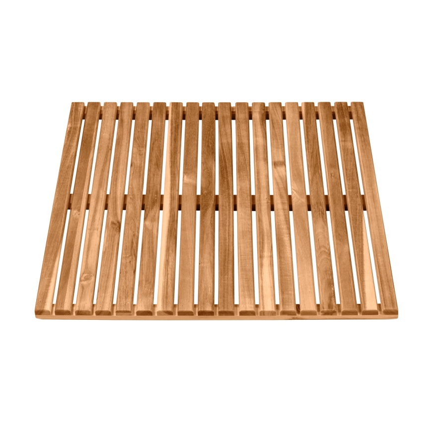WENKO 25522100 - Fußmatte ACACIA 55x55 cm, braun