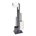 WENKO 25552100 - WC-Bürste RIVALTA 18x70 cm grau/schwarz