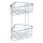WENKO 25569100-Eckregal TRESTINA 25x35 cm Edelstahl/Silber