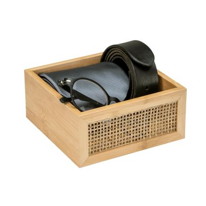 WENKO 25601100 - Badewannentablett ALLEGRE 15x7 cm braun