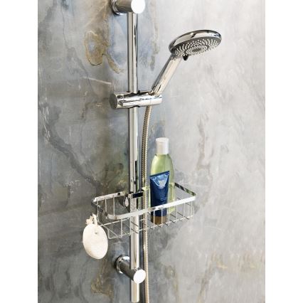 WENKO 25678100 - Korb FLORESTA 24 x 14 cm, silber