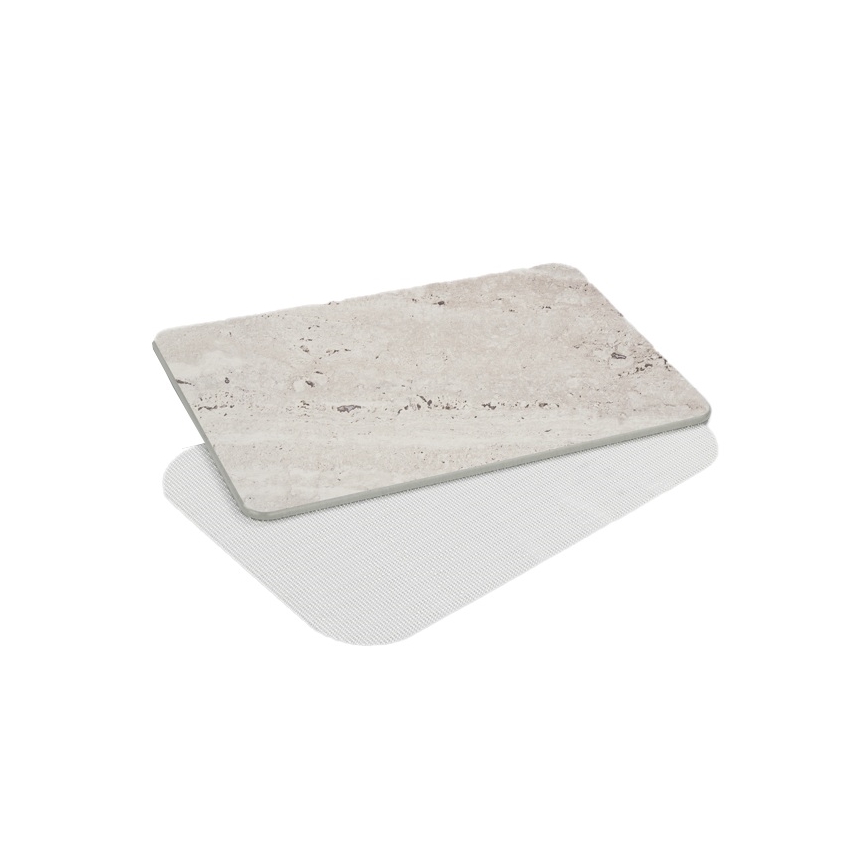 WENKO 25964100 - Badematte PUNA 39 x 60 cm grau