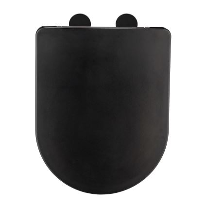 WENKO 26029100 - WC-Sitz GALATI 46x36 cm schwarz