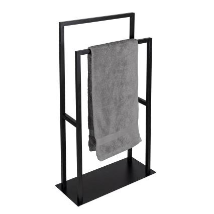 WENKO 26056100 - Handtuchständer RIVALTA 46x80 cm Edelstahl/Schwarz