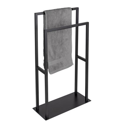 WENKO 26056100 - Handtuchständer RIVALTA 46x80 cm Edelstahl/Schwarz