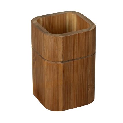 WENKO 26101100 - Zahnbürstenhalter SERRO 7,5x11 cm braun