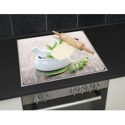 WENKO 2712940500 - Abdeckplatte für Lebensmittel, 56x50 cm, mehrfarbig/transparent