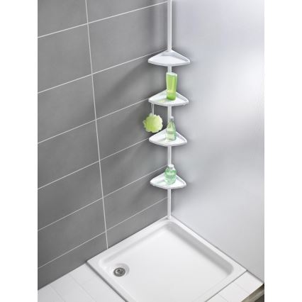 WENKO 3201010100 - Eckelement COMPACT 26x195 cm weiß