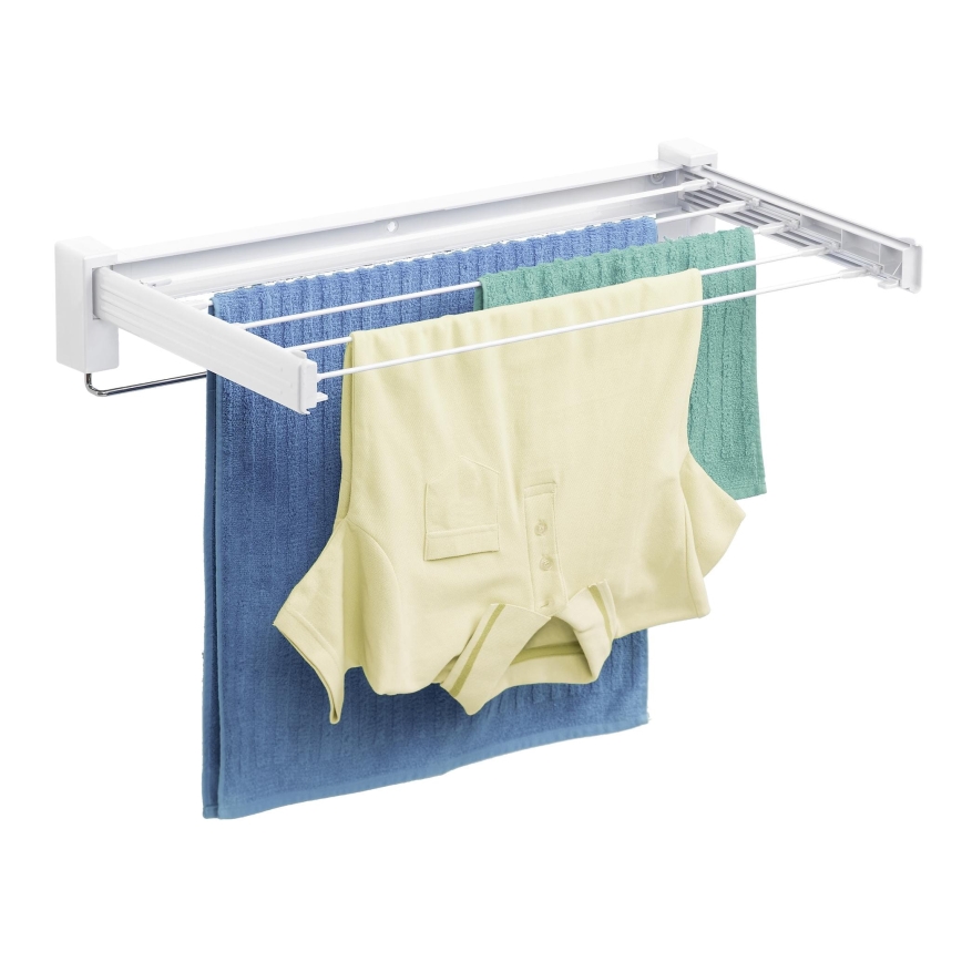 WENKO 3770013100 - Wäscheständer BUTTERFLY 70x13,5 cm silber/weiß