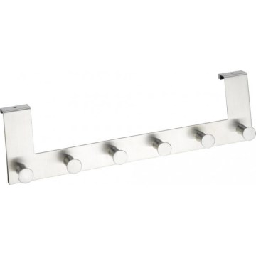 WENKO 4468060100-Garderobenhaken CELANO 39x11 cm Edelstahl/silber