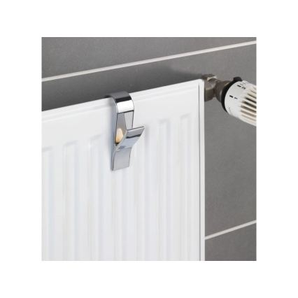 WENKO 4468162100-Haken 2,5x10,5 cm glänzender Chrom