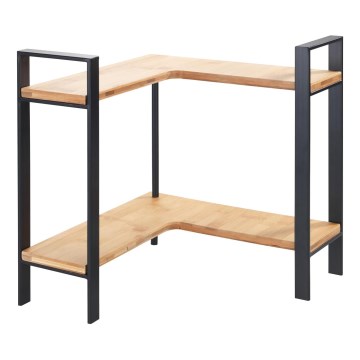 WENKO 53028100 - Regal LOU 30x33 cm schwarz/braun