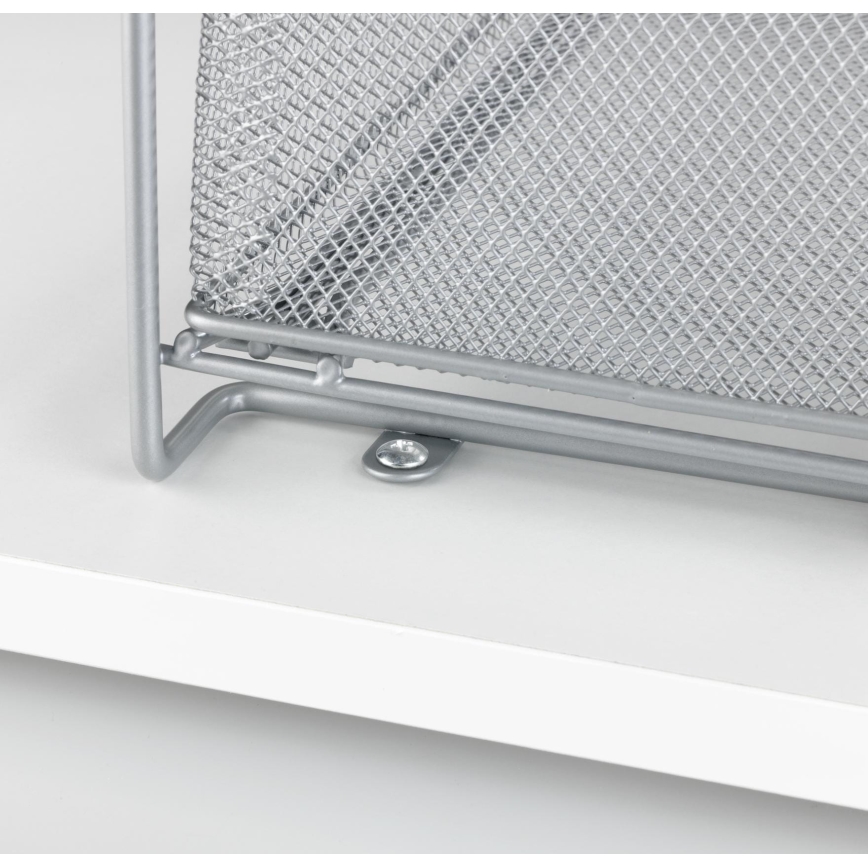 WENKO 53140800 - GIOMA Wandregal 35 x 33,5 cm, silber