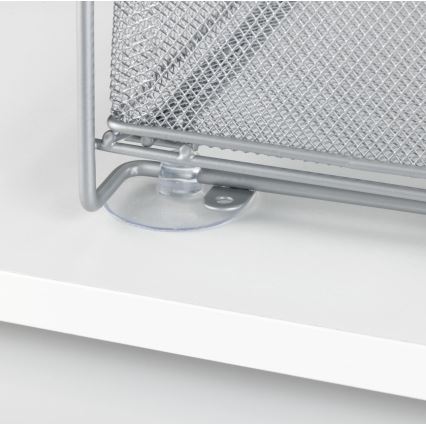 WENKO 53140800 - GIOMA Wandregal 35 x 33,5 cm, silber