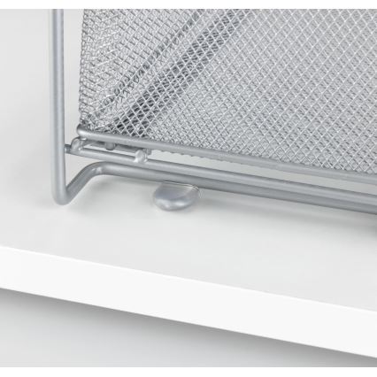 WENKO 53140800 - GIOMA Wandregal 35 x 33,5 cm, silber