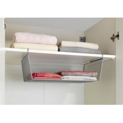 WENKO 53143100 - Korb 49x28 cm silber