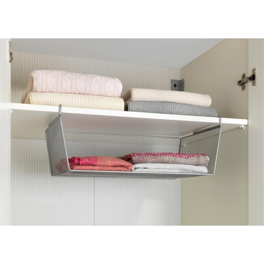 WENKO 53143100 - Korb 49x28 cm silber