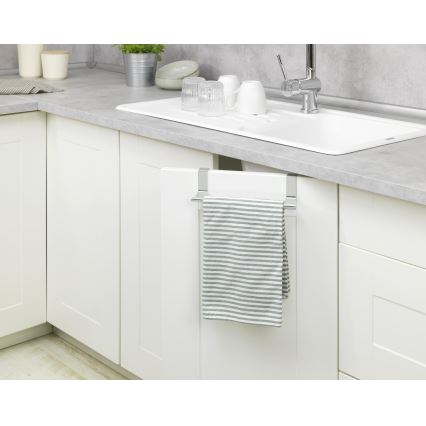 WENKO 53245100 - Handtuchhalter TELESCOPE 7x6 cm silber/schwarz