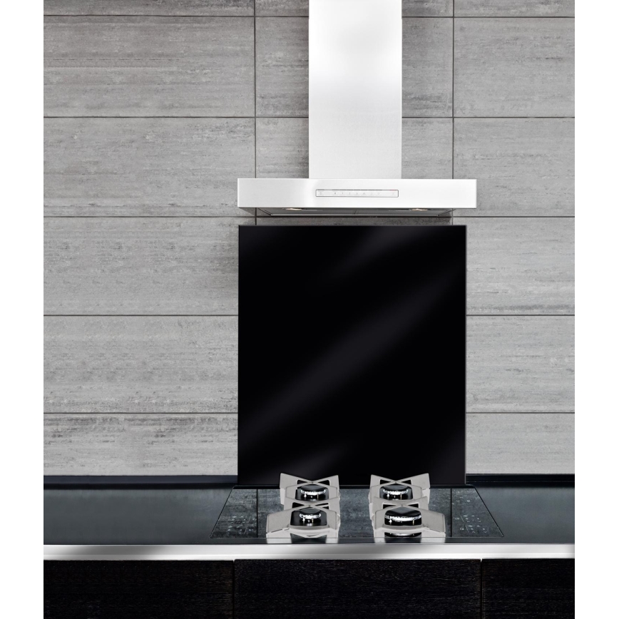 WENKO 53881100 - Schutzwand BLACK 60x70 cm schwarz