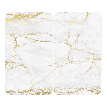 WENKO 53901100 - Herdabdeckung 30 x 52 cm weiß/grau/transparent