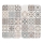 WENKO 53904100 - Kochfeldabdeckung 30x52 cm mehrfarbig/grau/transparent