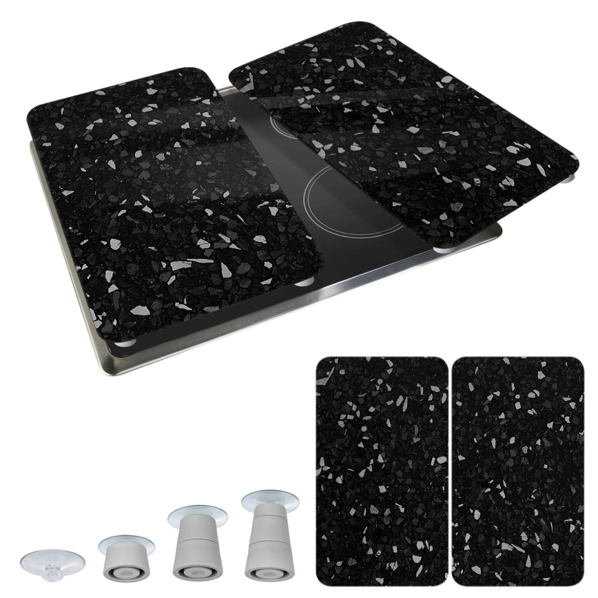 WENKO 53905100 - Abdeckplatte 30x52 cm mehrfarbig/grau/transparent