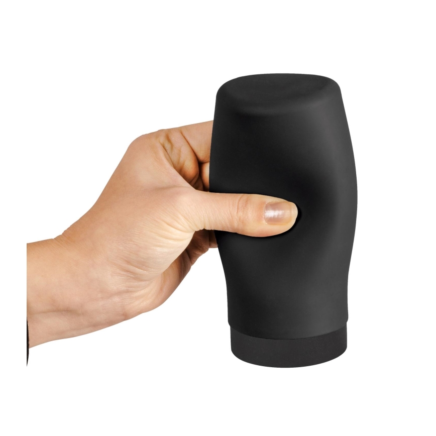 WENKO 54675100 - Seifenspender EASY SQUEEZ-E 6x14 cm schwarz