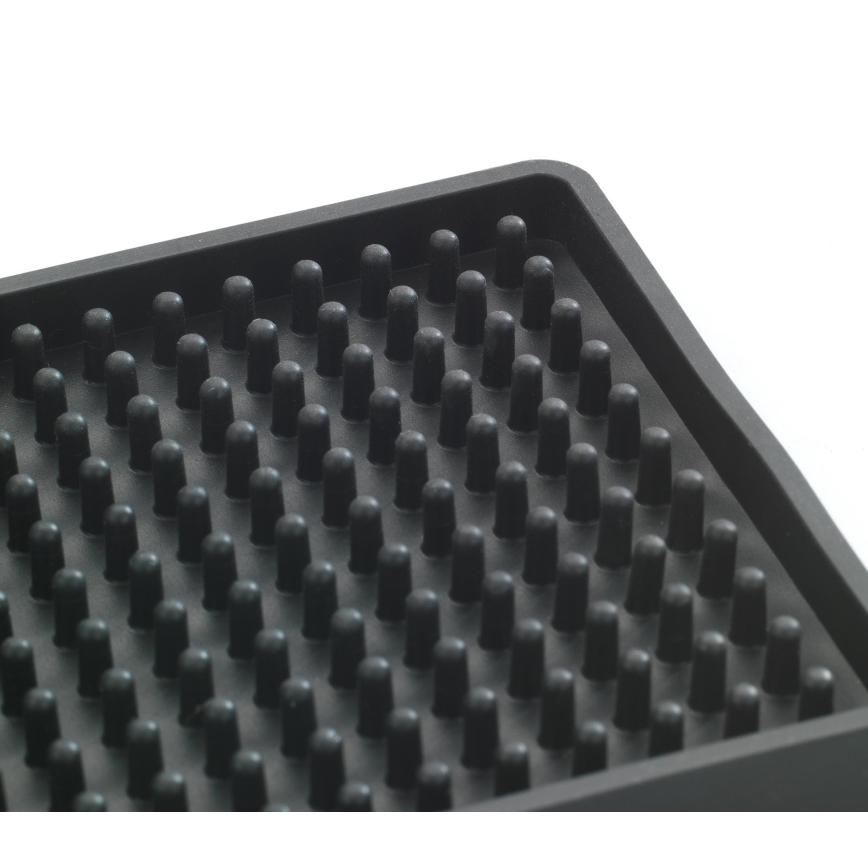 WENKO 54700100 - Abtropfmatte 42 x 8 cm, schwarz