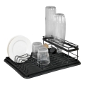 WENKO 54798100 - Geschirrabtropfständer AMY 42,5 x 31,5 cm schwarz