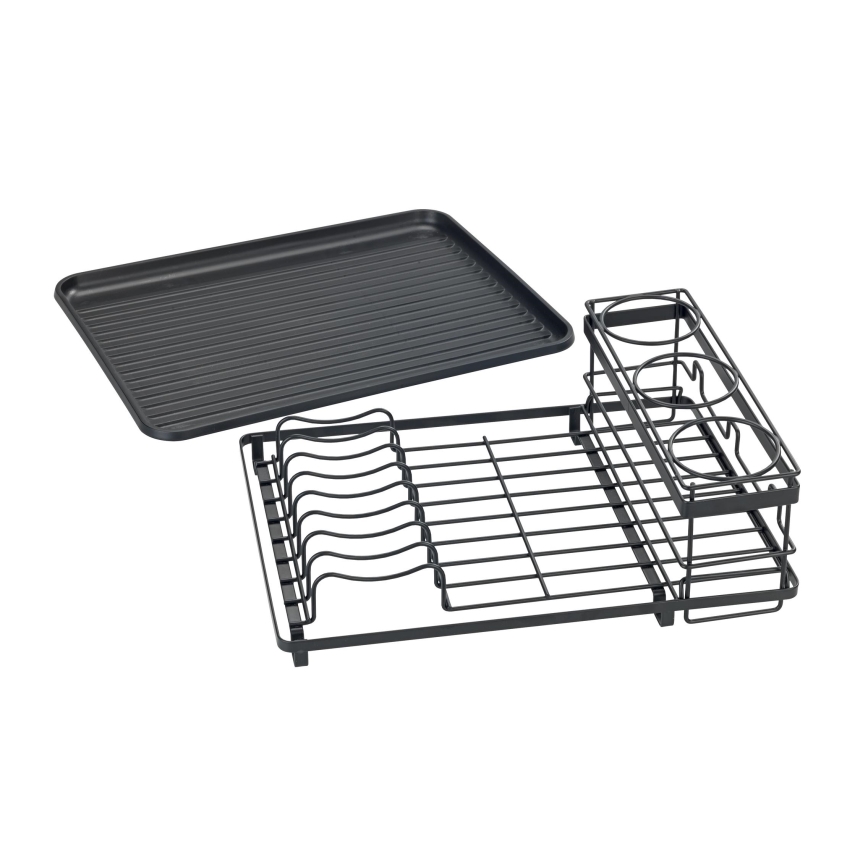 WENKO 54798100 - Geschirrabtropfständer AMY 42,5 x 31,5 cm schwarz