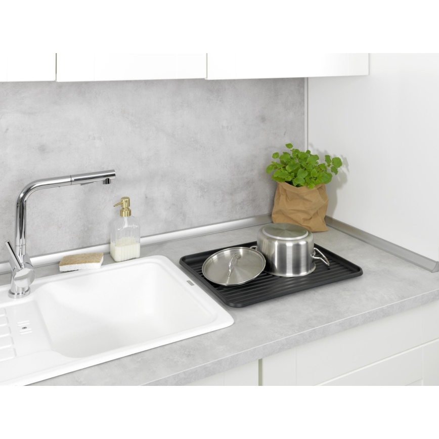 WENKO 54798100 - Geschirrabtropfständer AMY 42,5 x 31,5 cm schwarz