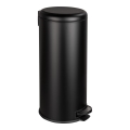 WENKO 54915100 - Wäschekorb LEMAN 30,5 x 64 cm, schwarz