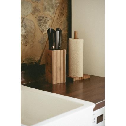 WENKO 54946100 - MERA Rollenhalter 15x33 cm, braun